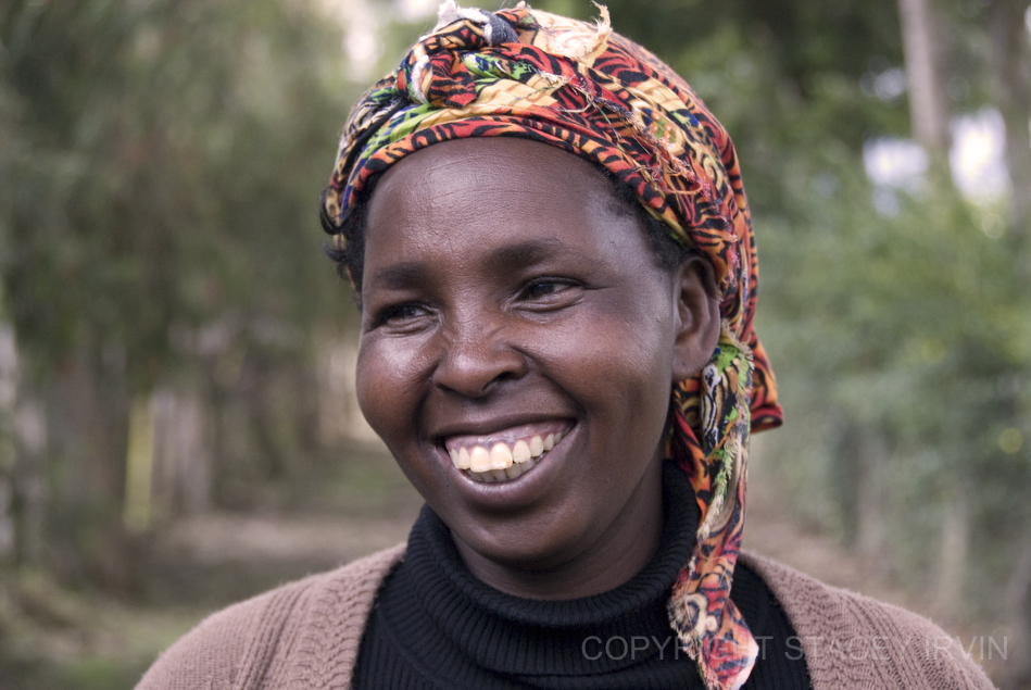 Esther is a wife, mother, farmer, weaver, entrepreneur, and administrator of collective farming and knitting groups in Ndathi.